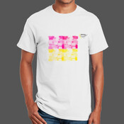 Pink yellow - Ultra Cotton 100% Cotton T Shirt